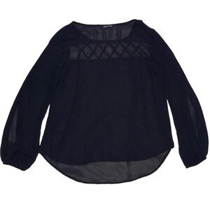 Jelly Couture High Low Long Sleeve Blouse